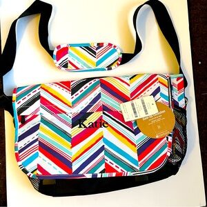 Pottery barn gear up collection Messenger bag new with tags embroidered …